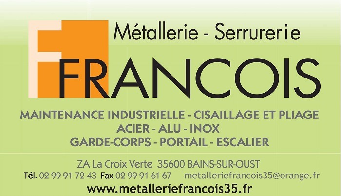 Logo Métallerie François partenaire Festival Le Bouchonnois